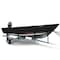Eevelle Boat Cover V HULL FISHING Outboard Motor w/ Outboard 19ft 6in L 85in W Black SFVFW1985B-BLK - alternate 1